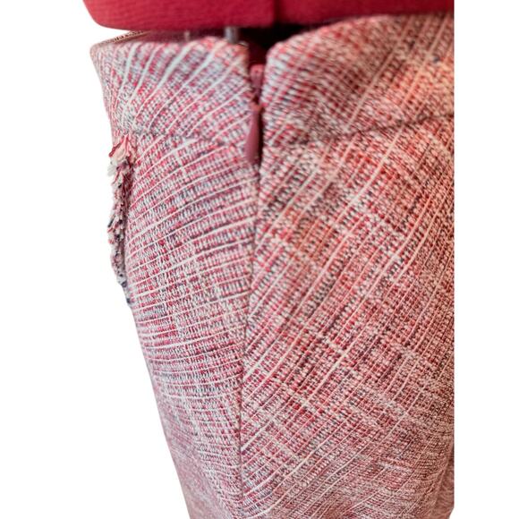 Banana Republic Pink Fringe Tweed Wrap Skirt – Size 12 – NWT - Picture 4 of 11